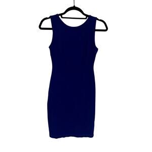 Lulu's Like a Lady royal blue backless bodycon dress size XS